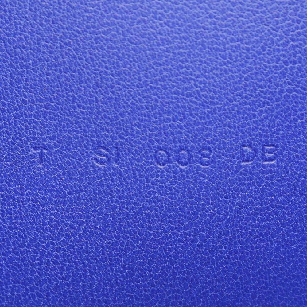 Hermes Dogon GM Purse Blue Togo Unisex Used