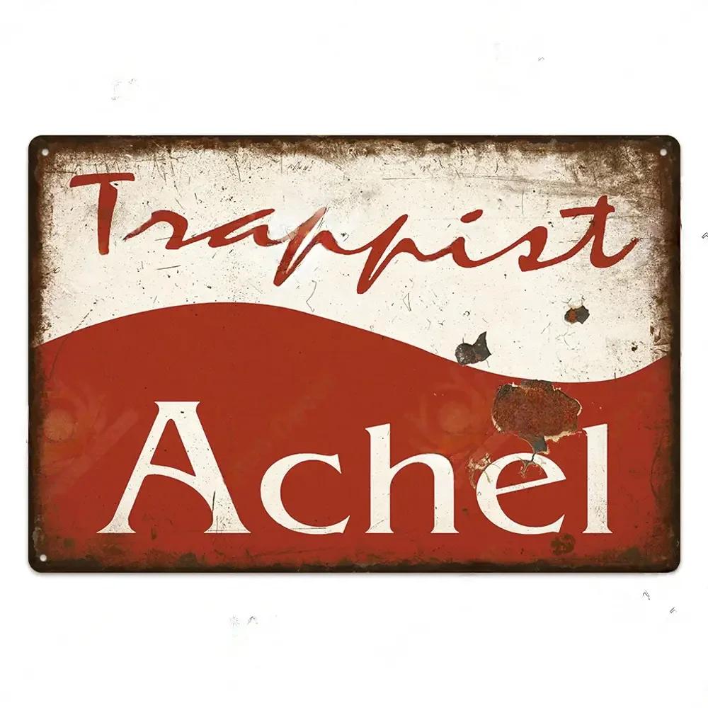 Retro Belgium Beer Brand Poster Vintage Sign Metal Sign Decorative Plaque for Room Bar Pub Man Cave Club Wall Decoration