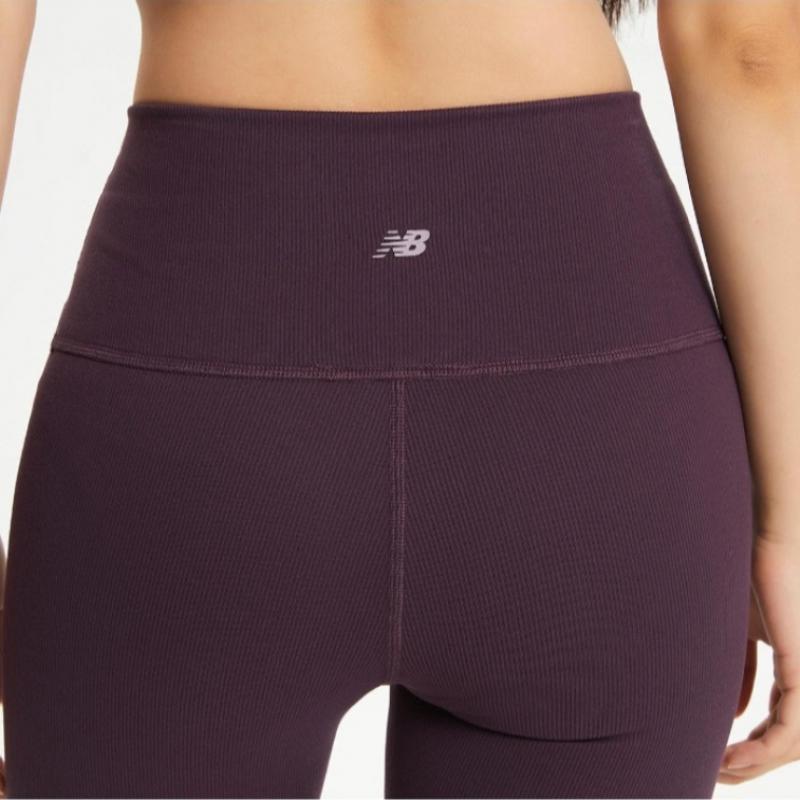 New Balance Pants Nqj Nbnse4s052 75 Women Ribbed 27 Inch Leggings  Tig