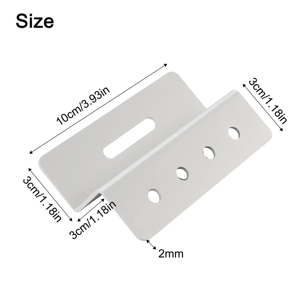 Z Brackets With Screws Solar Panel Mounting Brackets Solar Panel Installation Silver Sturdy Solar Panel Support