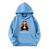 Child Fashion Lightweight Long Sleeve Pullover With Pockets  Print Hoodie
