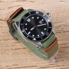 20mm 22mm Woven Nylon Watch Bracelet for Seiko for Rolex Canvas Patch Leather Watch Strap for Omega Replacement Watchband Belts