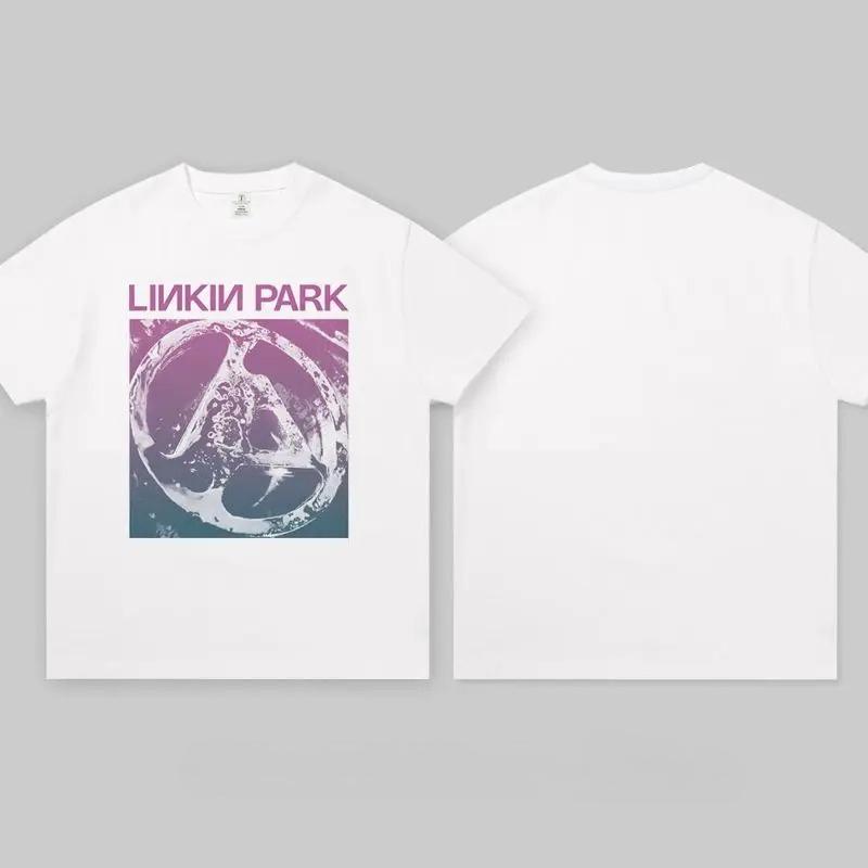 

Summer Casual Print TShirt Linkin Park Peripheral Cotton Mens and Womens TShirt Y2k Top Harajuku Women Clothes S