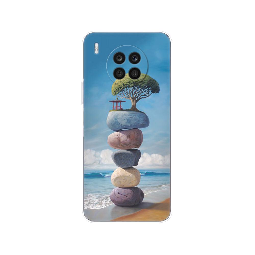 For Honor 50 Lite Case 6.67 Inch Silicon Back Cover Phone Case For Huawei Honor 50 Lite Soft Case TPU Bumper 50Lite Light Funda