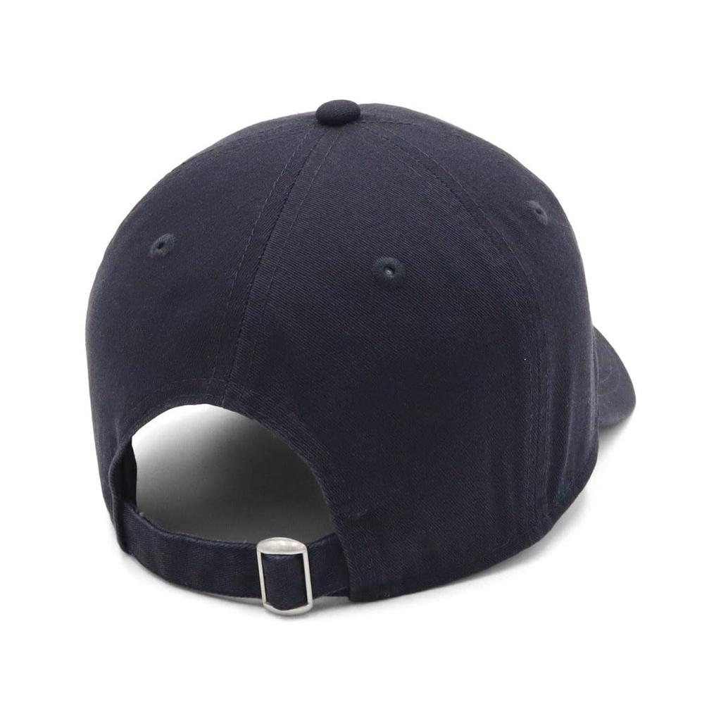 New Era 9TWENTY Low Cap with Script Size 920 Washed MNLOGO NVY 25J Logo, Navy, M/L, White,