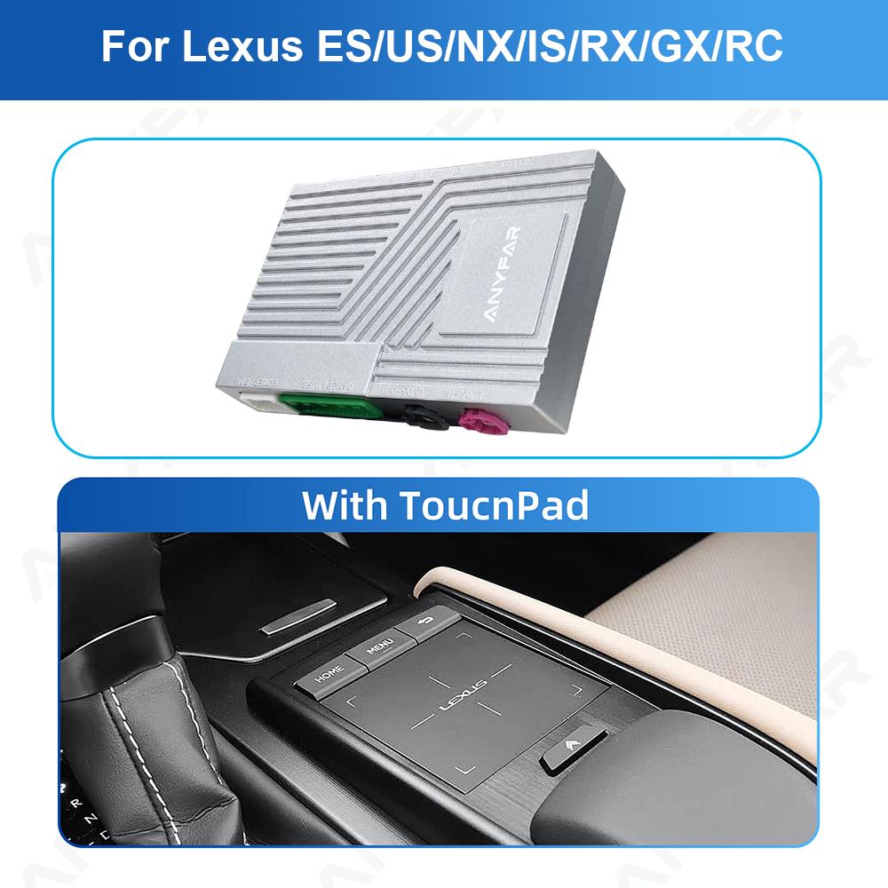Wireless CarPlay Android Auto Interface for Lexus ES/UX/NX/IS/RX/GX/RC AirPlay Mirror Link Navigation Car Play Functions