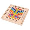 Bead Cylinder Wooden Classification Toy Kid Educational Hand Eye Coordination