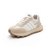 Scarpe da donna Waffle autunnali e invernali con plateau in pelle, scarpe sportive e casual da studente, scarpe da donna alla moda