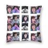 Georgenotfound Collage Square Pillowcase Polyester Linen Velvet Creative Decorative Throw Pillow Case Cushion Cover Wholesale