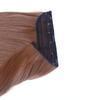 Synthetic Hair Extension Clip Ins One Piece With 5clips Long Straight Hair Brown Blonde Color For Women Daily Use
