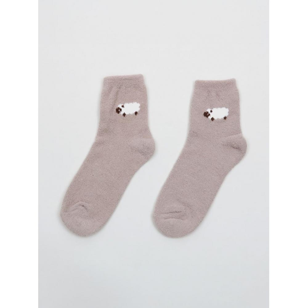 Daiso Tattashi Character Sleeping Socks B Blue animal (shark)