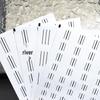 Transparent Multi-Purpose French Manicure Template Stickers with Art Lattice Pattern