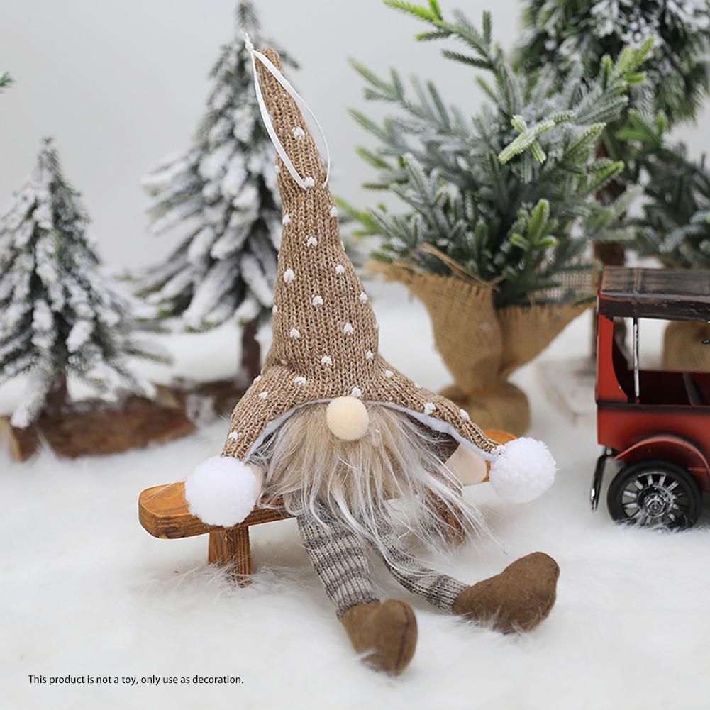 Christmas Glowing Doll, Faceless Beard Doll, Christmas Decoration, 1pc Christmas Ornament with Lights, Christmas Tree Decoration