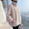 New Pellet Sheep Shear Coat for Women's Sweatshirt Lamb Fur Integrated Fur Coat