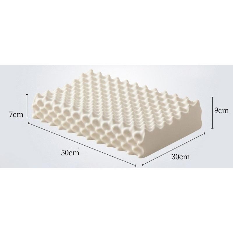 Natural Latex Cervical Pillow for Adults & Students - Orthopedic Neck Pain Relief Pillow Healthy Sleep Gift for Kids & Family