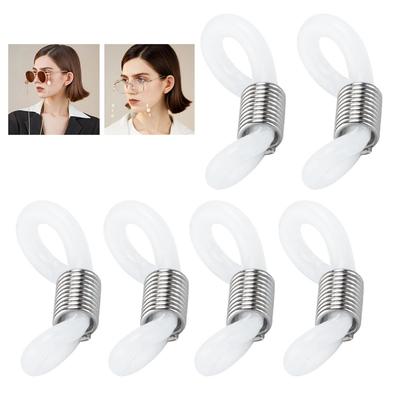40pcs Comfortable Eyeglass Chain Ends Adjustable Spectacle End Connectors  For Sunglasses