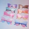 Butterfly Eyewear Unisex Frameless Sunglasses With Resin Lenses For Travel And Fashion