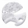 Mini Bottle Opener Cutter Lightweight Multifunctional Bottle Opener Keychain Tool Everyday Carry Tool Ti Alloy Damascus