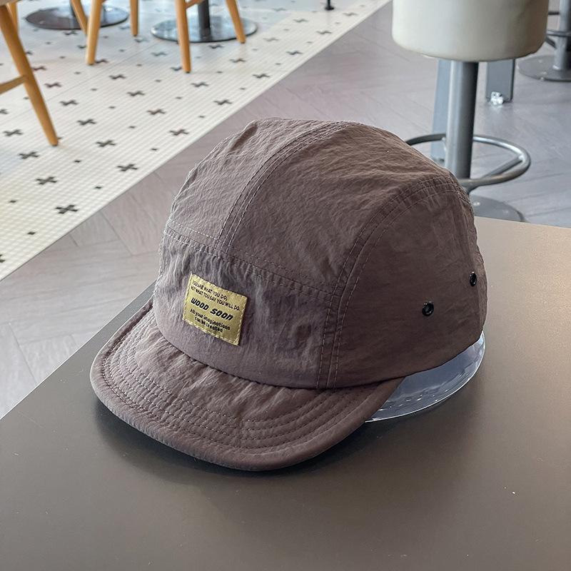 Șapcă de baseball cu bor scurt, cu cioc de rață, versatilă, retro, pentru soare, de vară, cu soft top