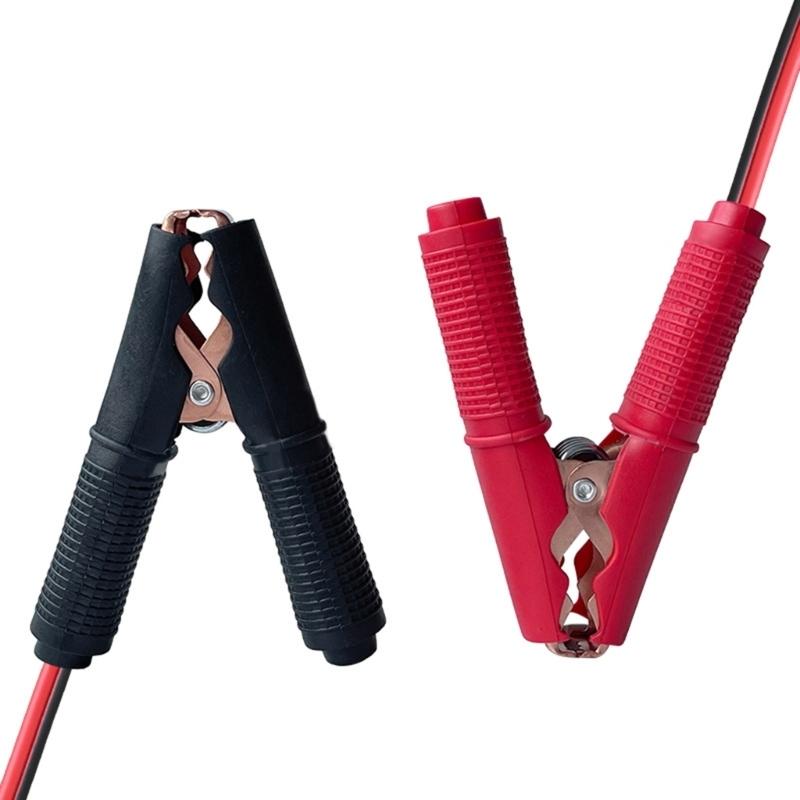Upgraded 100Amp Car Battery Power Wire Line Cable Power Emergency Line with Jump Starter Alligator Clamp Battery Inverter Cable