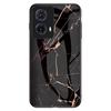 For Motorola Moto G85 5G/S50 Neo 5G Case Marble Pattern Tempered Glass+PC+TPU Protective Phone Cover