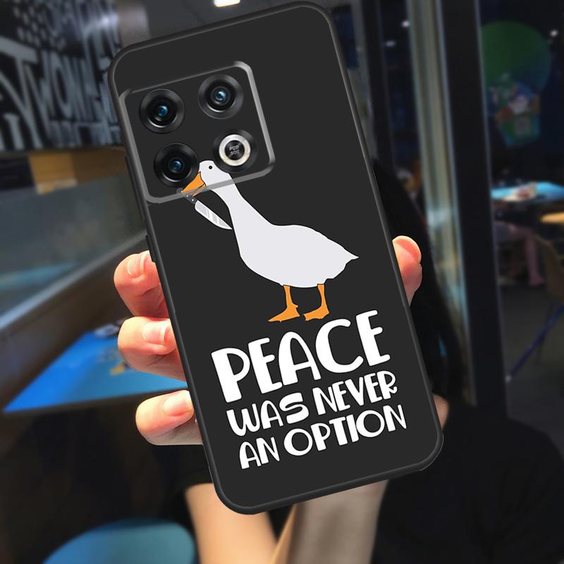 Cartoon Cute Goose Game Funda For OnePlus 13R 13 12 R 11 9 10 Pro 8T 9RT 10T OnePlus Nord CE 4 2 3 Lite N20 N30 Case