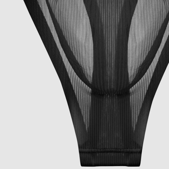 Men Thong Low-rise Solid Color Slim Fit Panties 3D U-Convex Breathable Smooth Lines Comfortable Waistband Briefs