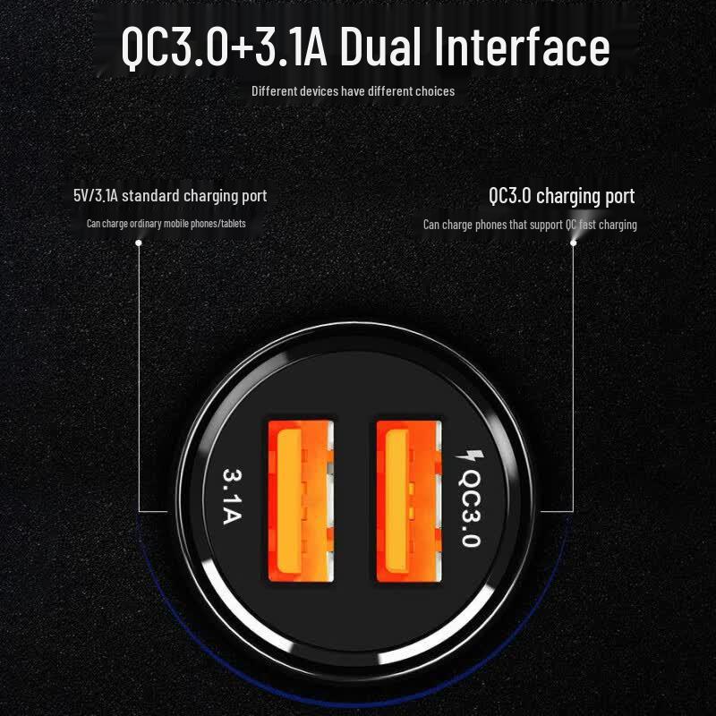 DGALEN QC3.0 Dual USB Car Charger