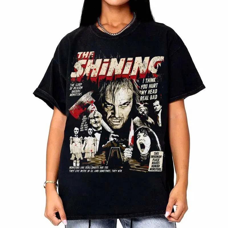 The Shining Horror Movie Shirt, Jack Torrance Halloween Shirt, The Shining Shirt Unisex T-Shirt XXL
