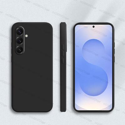 Priekš Samsung Galaxy S25 FE Vāciņš Priekš Samsung S25 FE Triecienizturīgs Oriģināls Šķidrā Silikona Telefona Vāciņš Priekš Samsung S25 FE Vāciņš