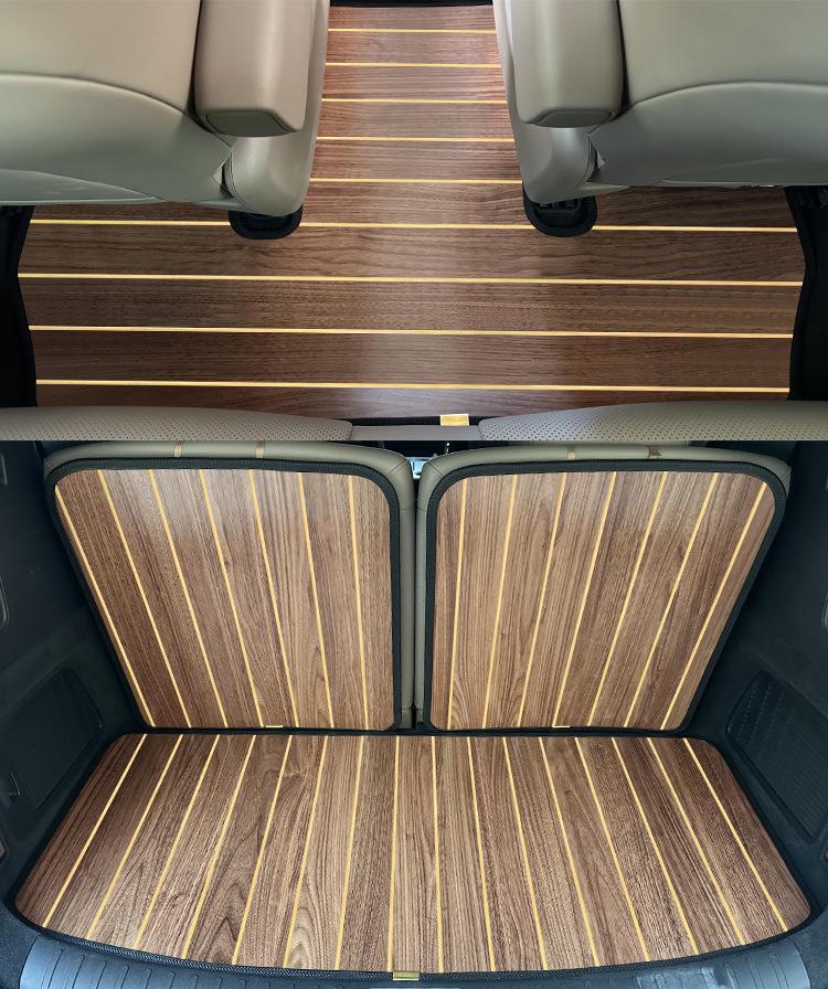 Dedicated Solid Wood Floor Mats for Nio ES8 Lydo L90 - Custom Car Flooring Accessories