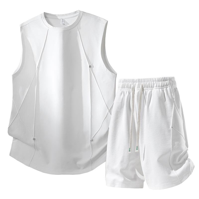 Men's Short Sleeved Set Versatile Casual Sports Two-piece Set