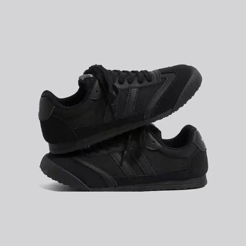 

Black Dexun sports shoes autumn new lace-up flat student casual shoes street shot Forrest Gump shoes 35-[strength manufacturer undertakes export] чёрный