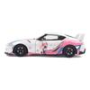 SOLIDO Toyota GR Supra Solido Works Itasha 2024 Finished Model S1809008 1/18 (White/Pink)