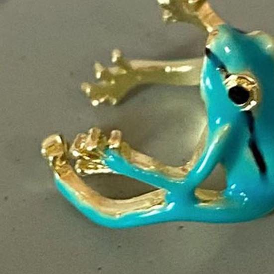 1/3Pcs Frog-Shaped Ring Set Alloy Electroplated Finger Ring Festivals Parties Dates Gatherings Accessories