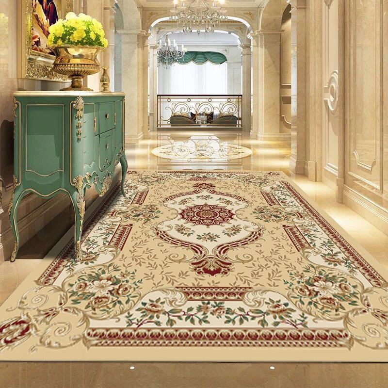 

Европа Турция Стиль Ретро Ковер Гостиная Диван Спальня Прикроватный Кухня Входная Дверь Коврик Нескользящий Роскошный Домашний Декор Мат 40x60cm
