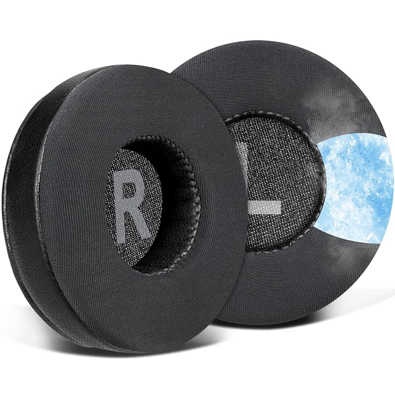 

SOULWIT cooling gel pad ear pads for AKG Y50/Y50BT/Y55/K618/K619 Compatible with On-Ear exchange ear cushion high density foam ear cup noise isolation