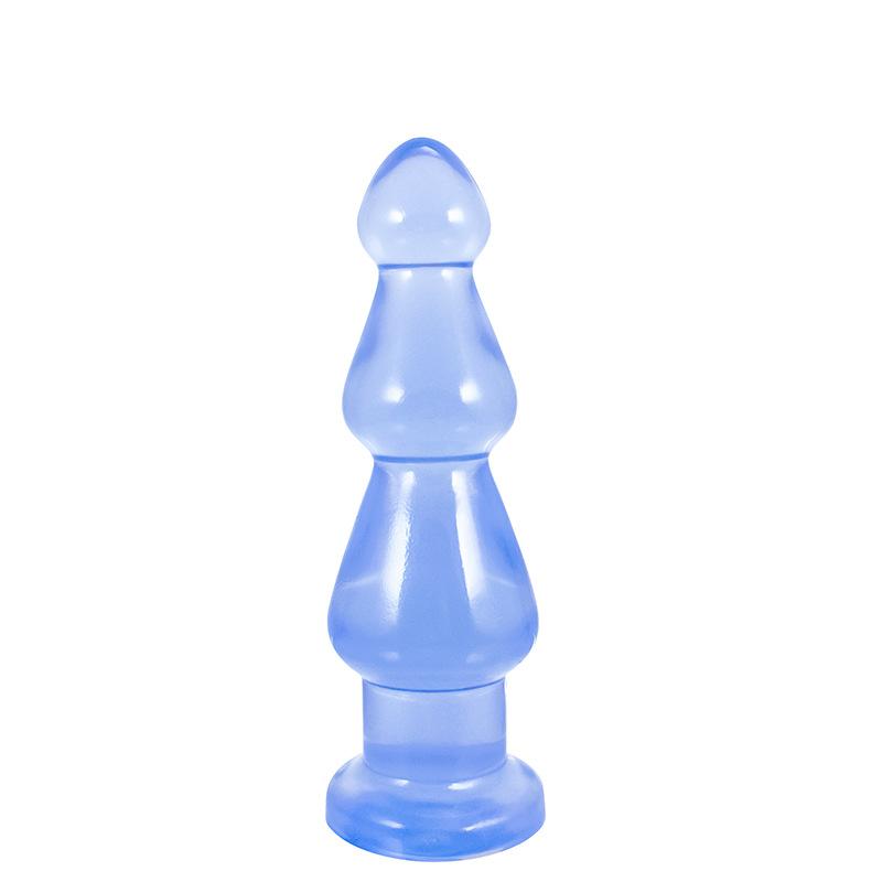 Super Comfortable Anal Plugs Small Pull Beads Crystal Anal Strip Pvc Roller Ball Massager Adult Products Female Anal Plugs