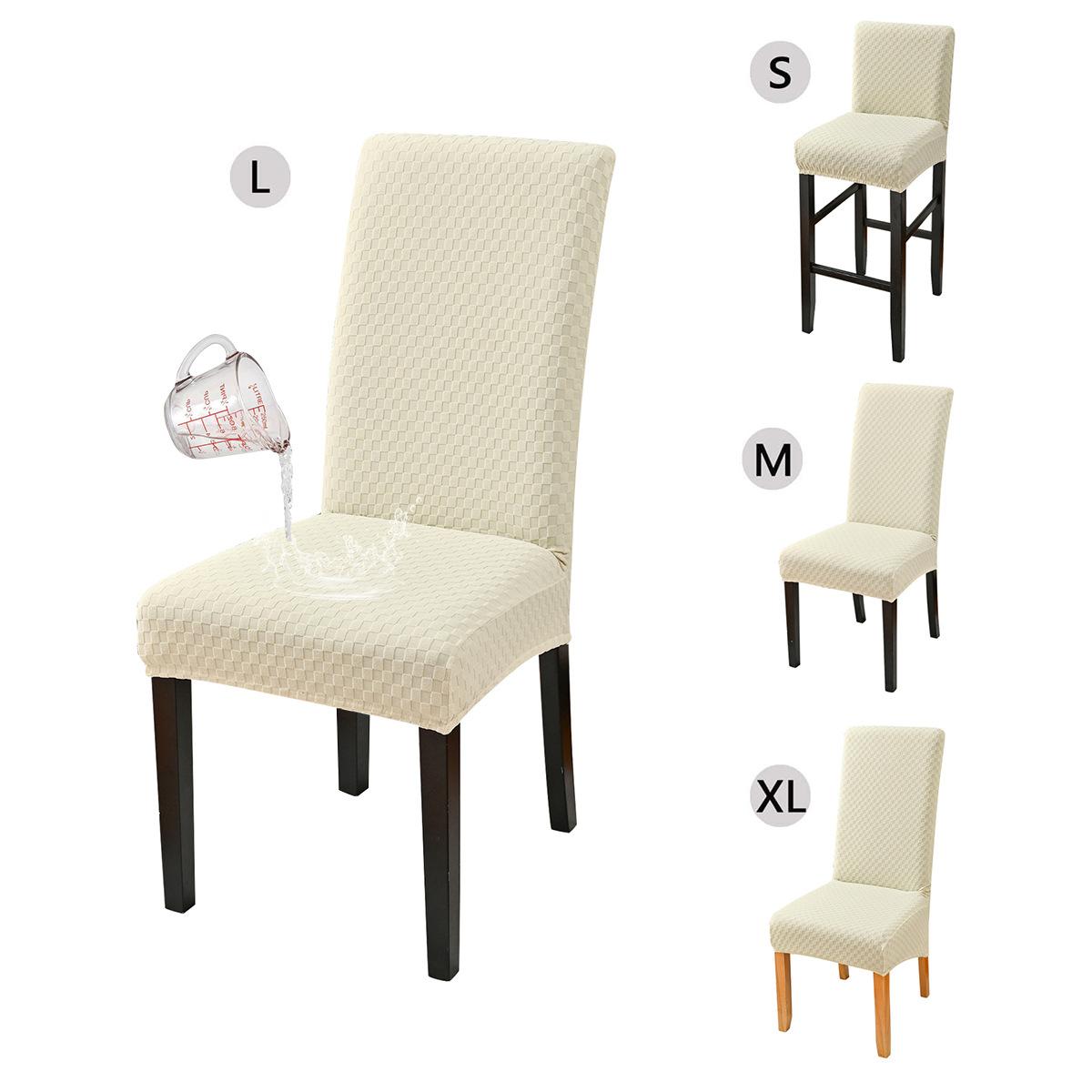 

Home Decoration Fashion Chair Cover Polyester Fabric Cover for Dining Chair Stretch for Kitchen Living Room Decor Slipcovers 35-45cm height