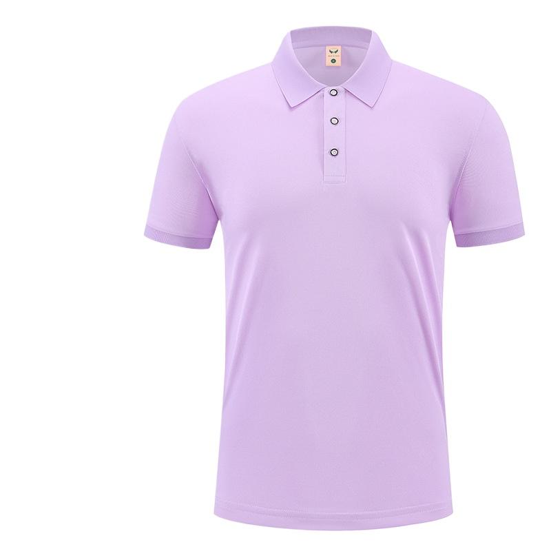 Damska letnia koszulka polo z krótkim rękawem z jedwabiu lodowego, robocza, koszulka damska, treningowa, swobodna, nauczycielska