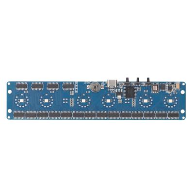 Modulo Orologio a Tubi Photoglow 6 Bit IN12 IN14 Tubo Nixie Glow LED Digitale 24h Scheda Circuito di Visualizzazione
