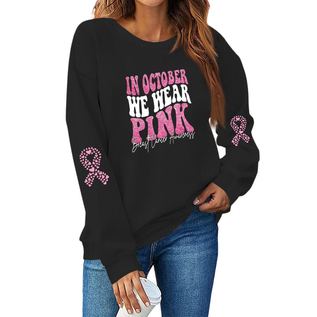 Brösttröjor för kvinnorBandbrösttröja Söt hundgrafik Långärmade toppar