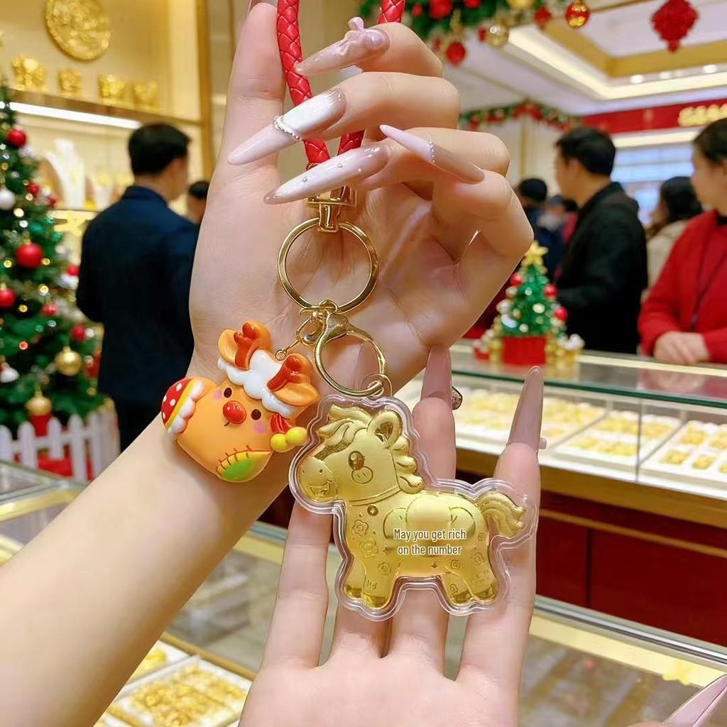 999er Reingold Geld Schlüsselanhänger: Kreativer Taschenanhänger & Kleines Geschenk