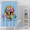 Tenda da Doccia Impermeabile Tessuto in Poliestere Pittura Colorata Tende da Bagno Adventure Time Decorazione Bagno di Casa Tenda con Ganci