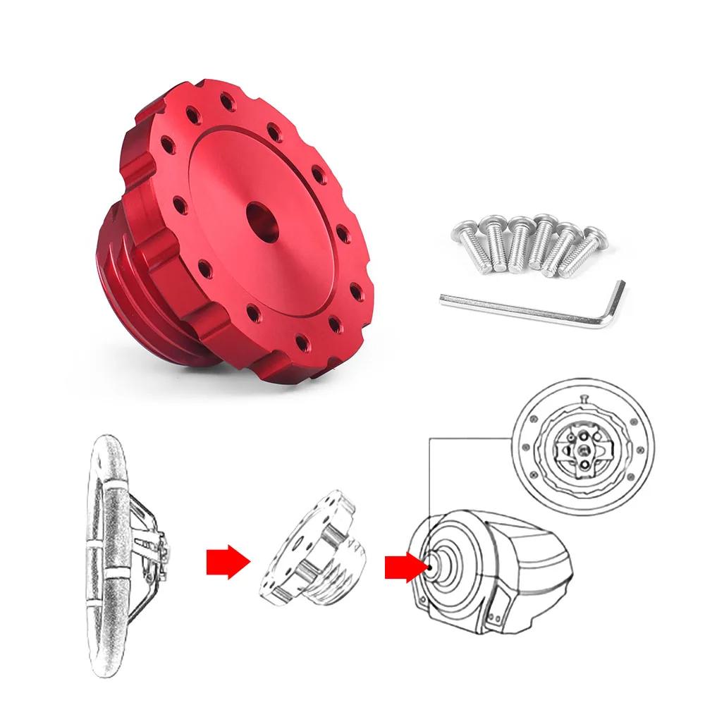 Aluminum 75MM Steering Wheel Adapter Sim Racing Gaming Steering Wheel Adapter for Thrustmaster T300, T500, TS-PC, TS-XW