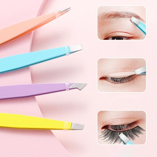Effective False Eyelash Tweezers Easy to Carry Practical Cosmetic Tool