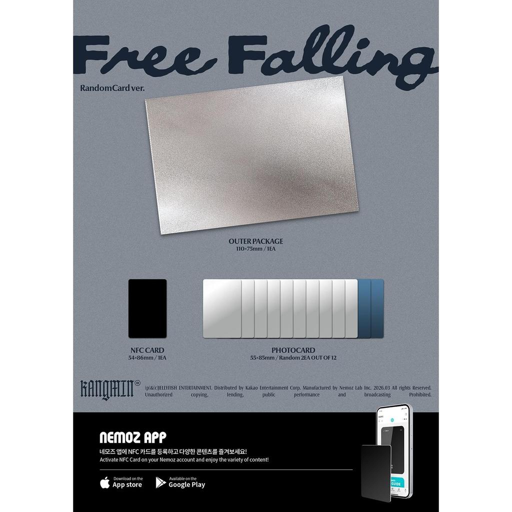 KANGMIN (VERIVERY) - 1. Singlové album [Free Falling] (RandomCard Ver. NEMO)