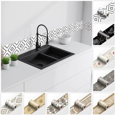 24 Styles Peel & Stick Wall Panels Trim - Waterproof Bathroom Molding for Tile Flooring, Home Staging & Rental Friendly Decor