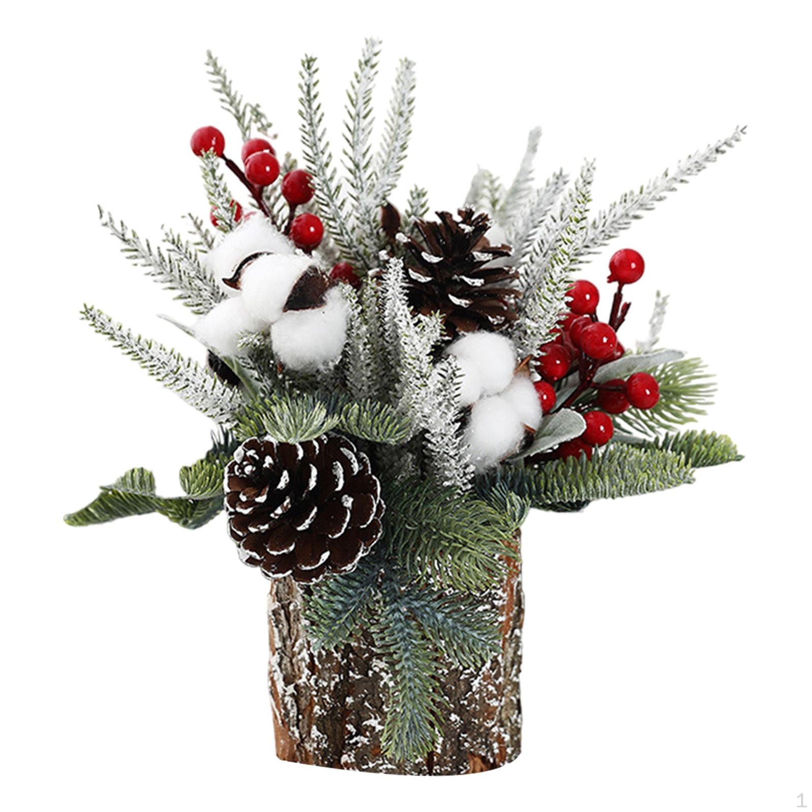 Рождественская настольная мини искусственная для бара Cotton