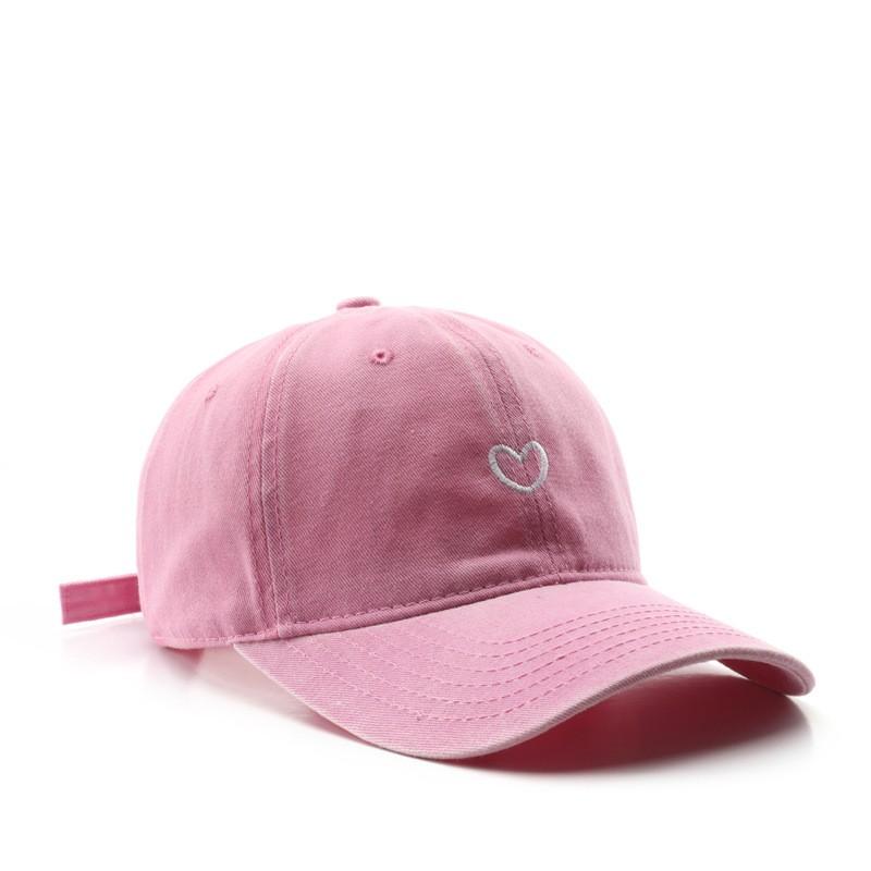 Four Seasons Cotton Love Embroidery Casquette Baseball Cap Adjustable Outdoor Snapback Hats for Men and Women 219